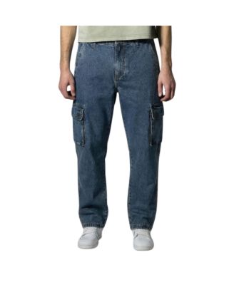 Men's Denim Cargo Pants