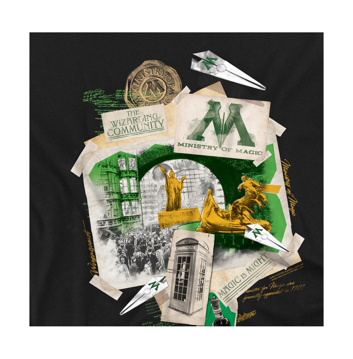 Harry Potter Men's The Wizarding Communityministry Of Magic T Shirt