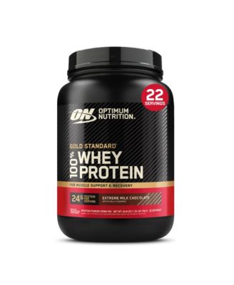 Gold Standard 100% Whey Protein Powder, Extreme Milk Chocolate, 1.5lb Tub