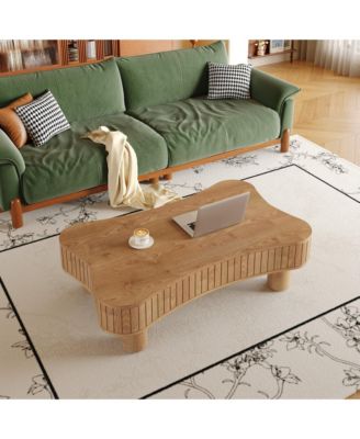 Lift Top Coffee Table for Living Room 42 Inches with Hidden Storage and Silent Hydraulic Lift