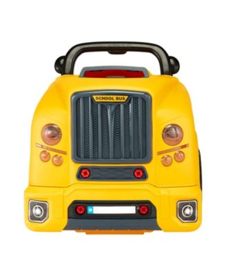 Engine Toy, 60 Pieces, Kids Mechanic Car Repair Set with Removable Parts, Lights and Sounds, Steering Wheel and Horn