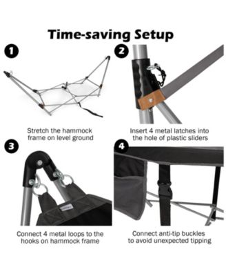 Portable Folding Hammock with Hammock Stand