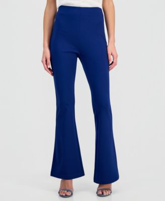 Women's High-Rise Ponte Flare-Leg Pants