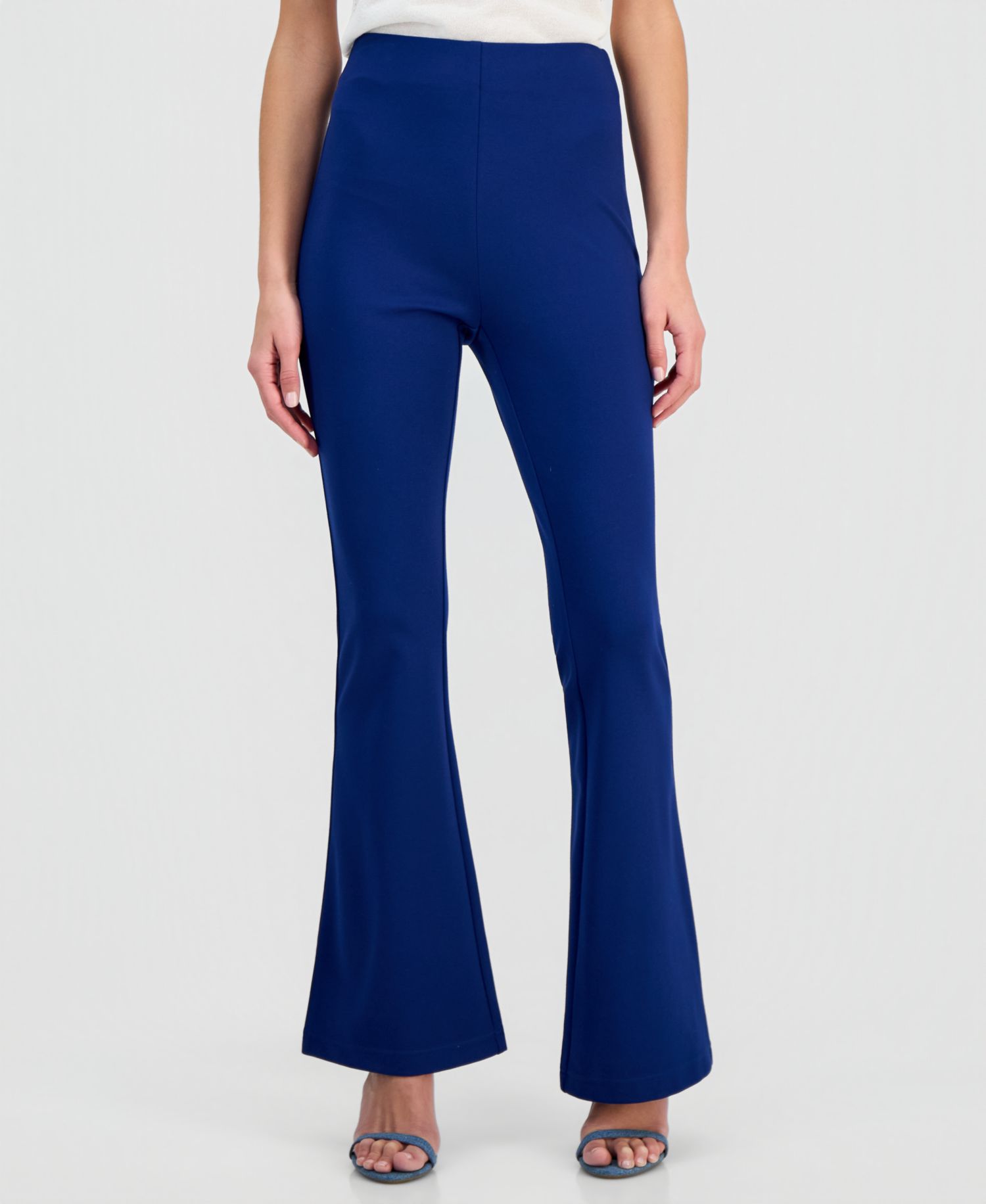 Women's High-Rise Ponte Flare Pants P/XS-3X