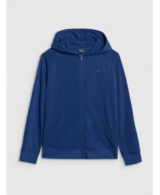 Women's zip-up hoodie - navy blue