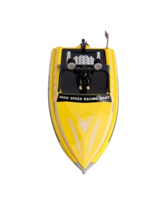 2.4GHz RC Jet Speedboat, 10 mph High-Speed Racing Boat with Safe Enclosed Propeller