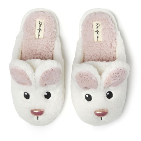 Женские Dearfoams Women's Shay Novelty Easter Bunny Rabbit Scuff Slipper