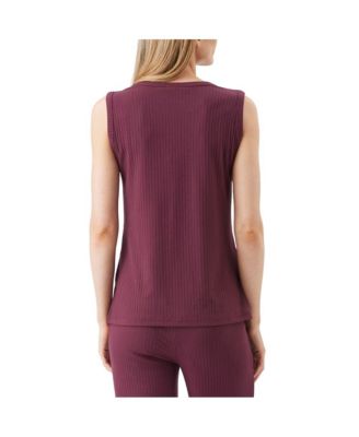 Maternity Ripe Peter Rib Nursing Tank Maroon