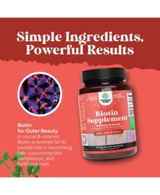 Biotin Capsules, 60ct