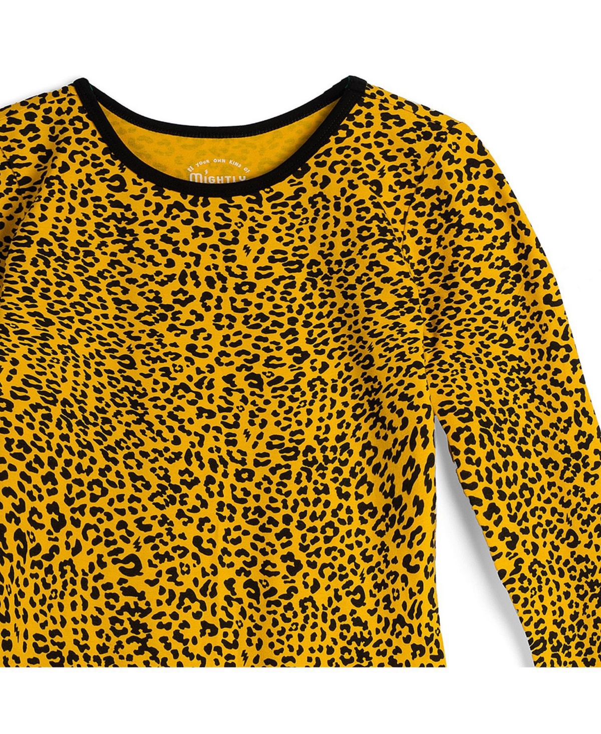 Mightly Toddler Fair Trade Organic Cotton Long Sleeve Drop Waist Dress