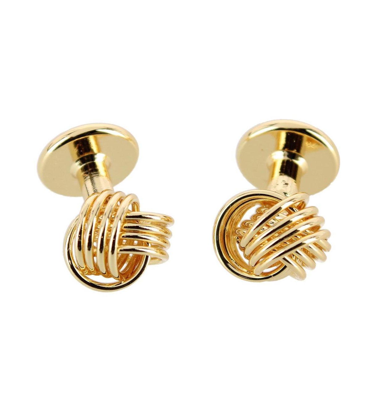 Trafalgar Men's Kenneth Knot Formal Set (2 Cuffs + 4 Studs)