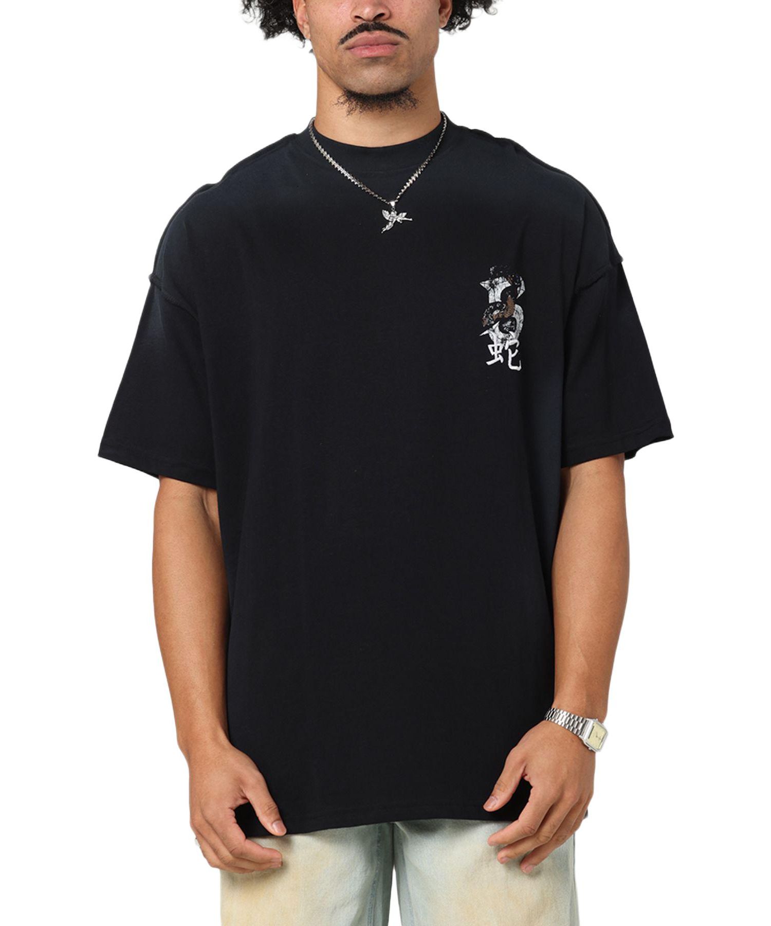 Men's Venom Boxy T-Shirt Sunfade Black
