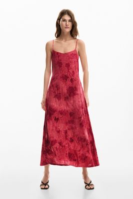 Women's Floral strap dress