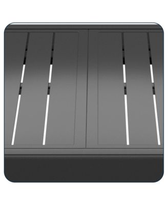 9-Piece Outdoor Dining Set with Aluminum Extendable Table 53"- 106" and Swivel Dining Chair