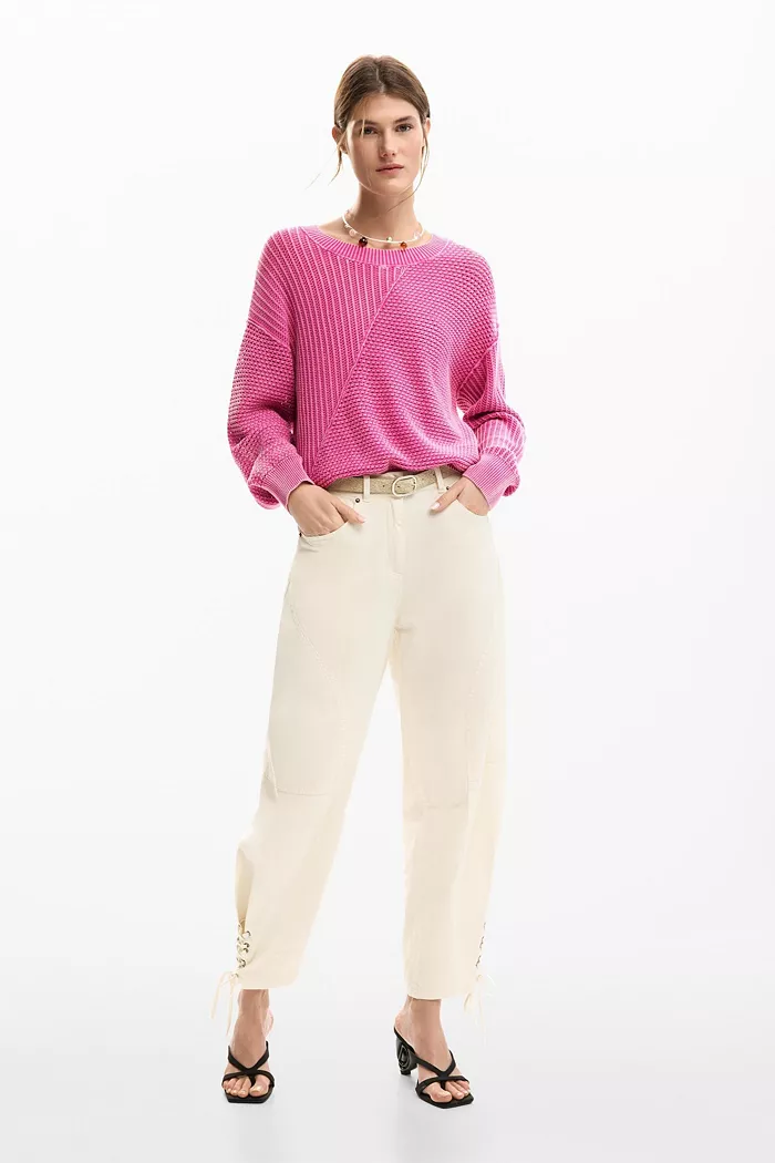 Women's Basic knit sweater - thumbnail 2