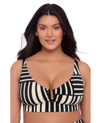 Women's Supportive and Sculpting U-Wire Midkini Swimsuit Top