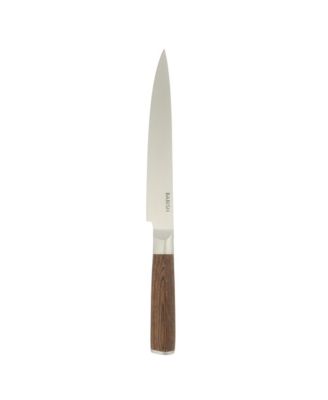 8-Inch Carving Knife High-Carbon 1.4116 German Steel Slicing Knife with Wood Handle, Full-Tang Blade for Carving Meat, Turkey, Roast & BBQ