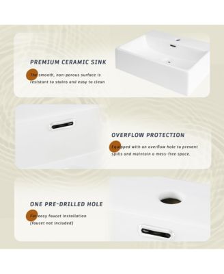 20 in. Bathroom Vanity with Ceramic Sink and Ample Storage for Small Bathrooms