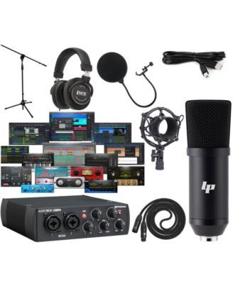 AudioBox 96 USB 2.0 Recording Studio Bundle – Interface, Condenser Mic, Headphones, Stand & Studio One