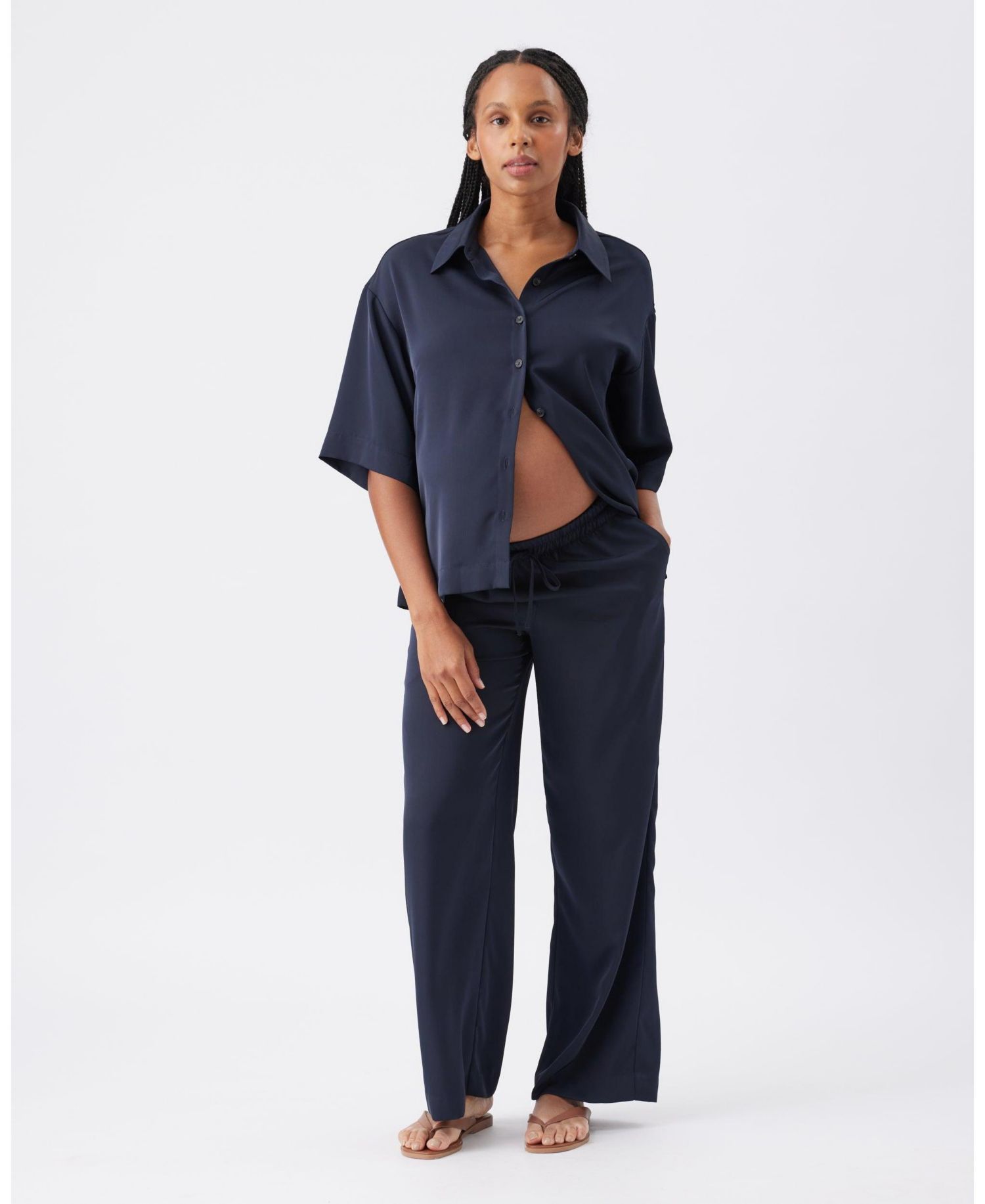 Women's Tamara Satin Pull-On Pant Midnight