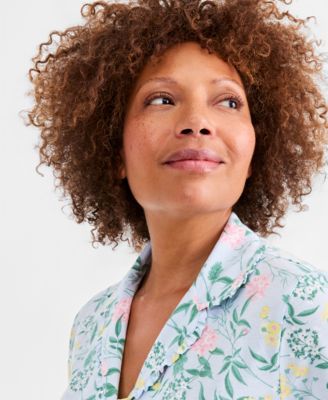 Women's Printed Short-Sleeve Pajama Set