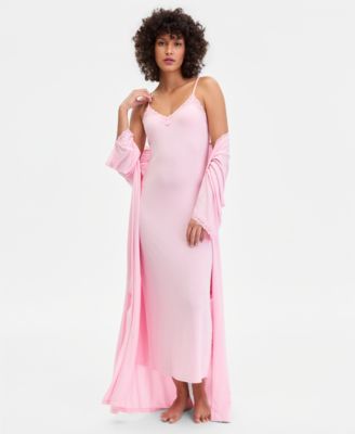Women's Lace-Trim Knit Nightgown