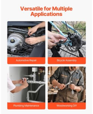 39-Piece Socket & Ratchet Set, 1/4" & 3/8" Drive SAE & Metric, Ratchet Wrench, Accessories, Storage Case, CR-V Steel