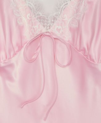 Women's Satin Lace Gown