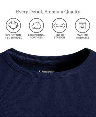 Plus Size Micro Rib T-Shirt