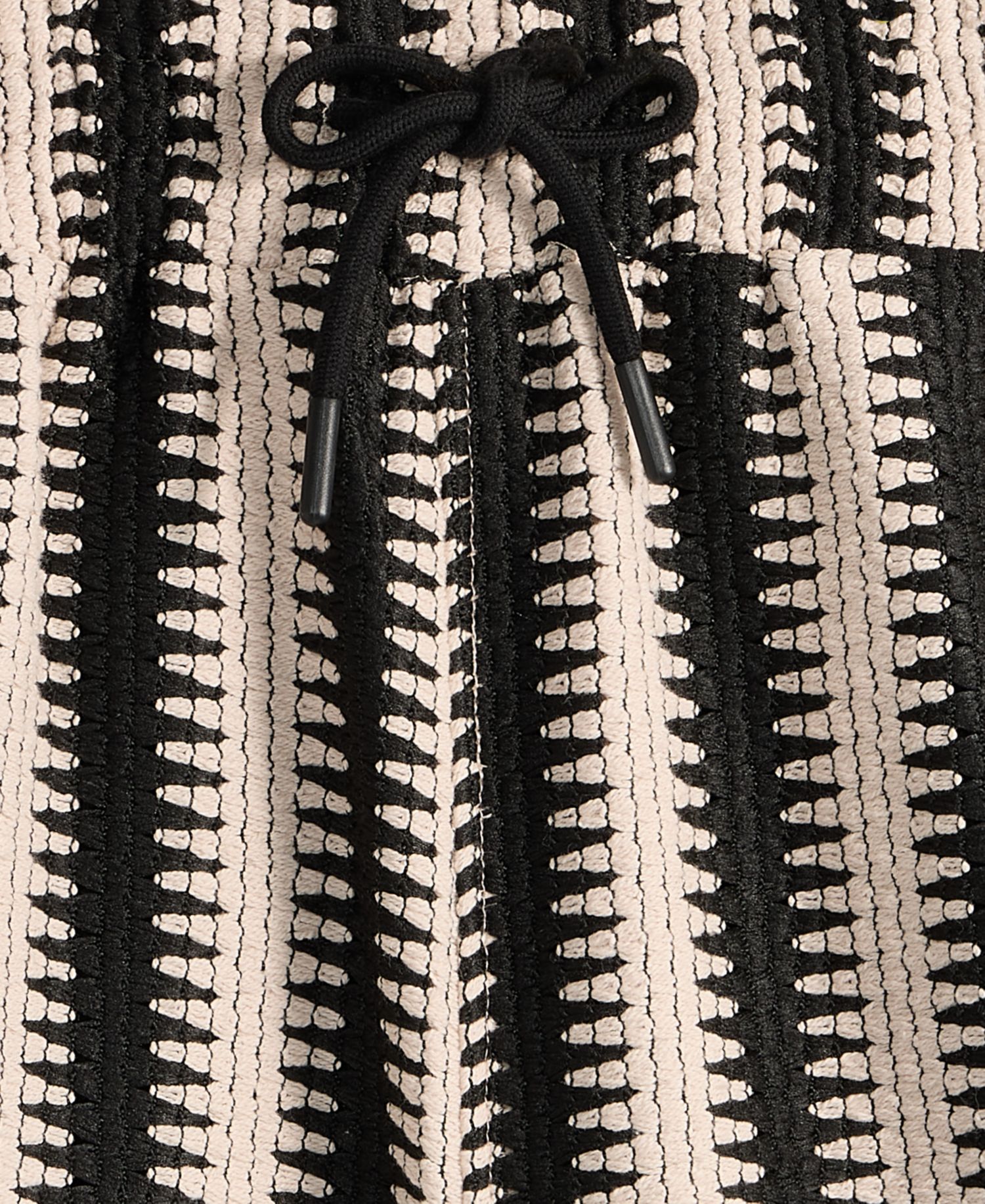Mode of One Men's Relaxed-Fit Crochet Knit Shorts