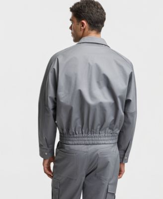 Men's Relaxed-Fit Stretch Twill Utility Jacket