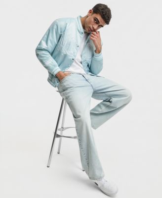 Men's Relaxed-Fit Logo Bomber Jacket