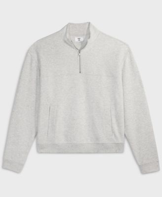 Men's Oversized-Fit Quarter-Zip Sweatshirt