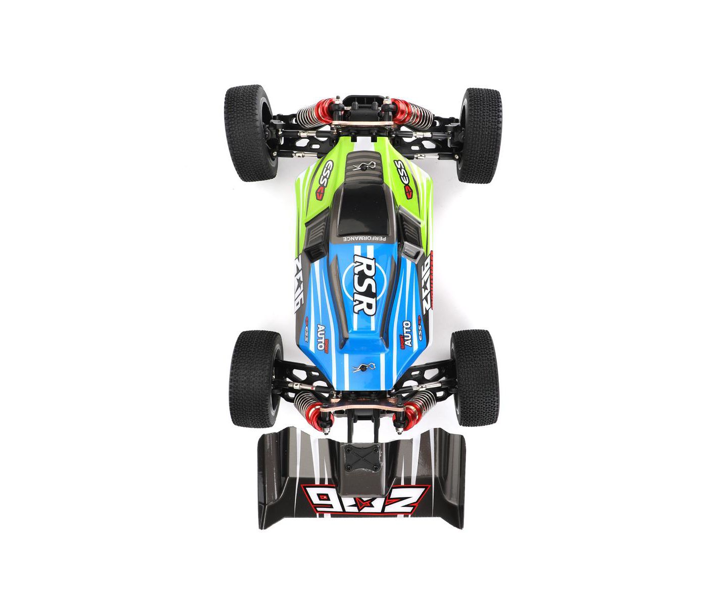 Детская игрушка Bruce & Shark 1:14 Scale 37 Mph High-Speed 4WD Off-Road Monster Truck RC Car, цвет: Зелёный — фото 7