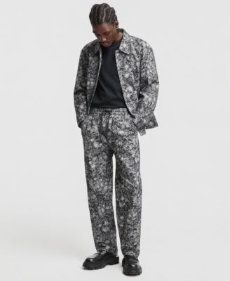 Men's Relaxed-Fit Floral Pants