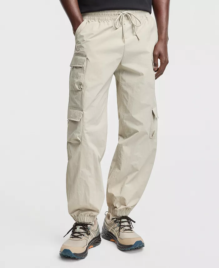 Men's Nylon Cargo Joggers - thumbnail 4
