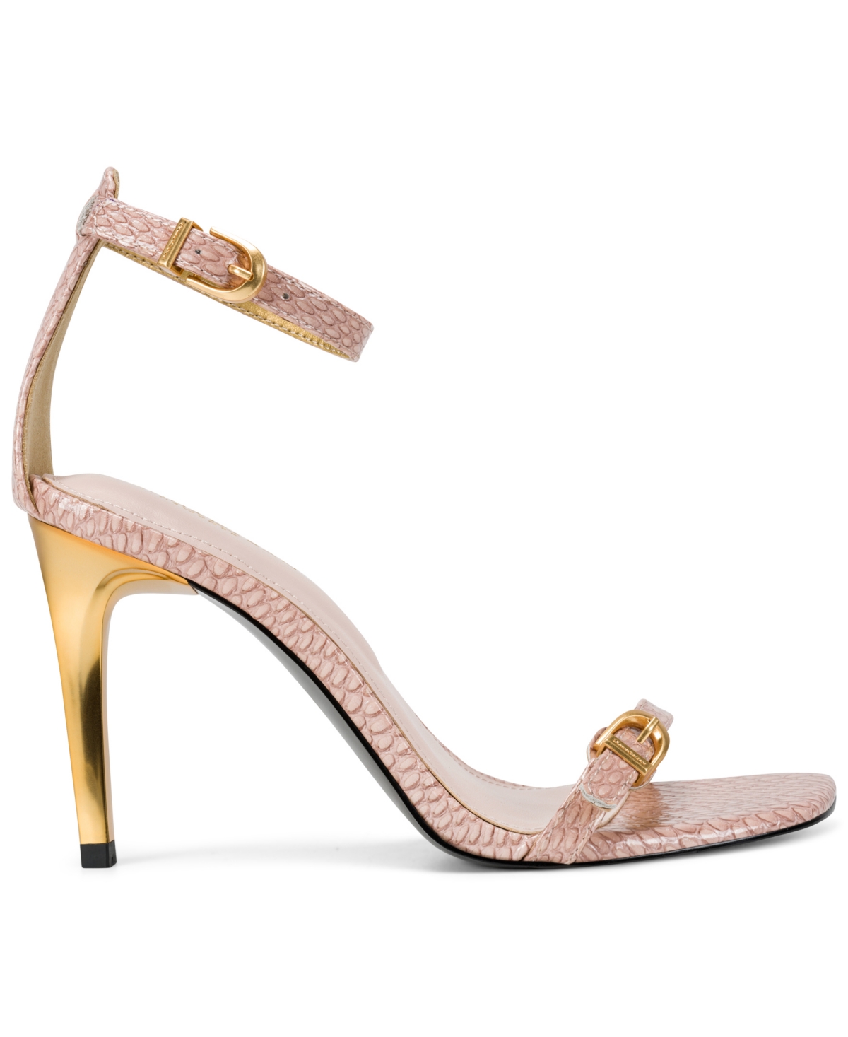 Donna Karan New York Women's Pryce Buckle Ankle-Strap Dress Sandals