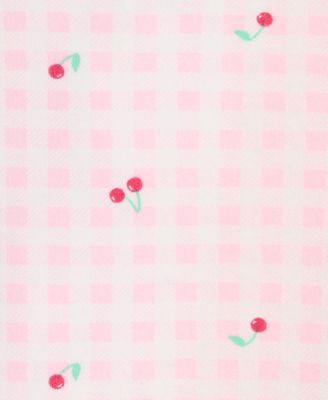 Toddler Girls' 2T-4T Mix and Match Cherry Gingham Print T-Shirt