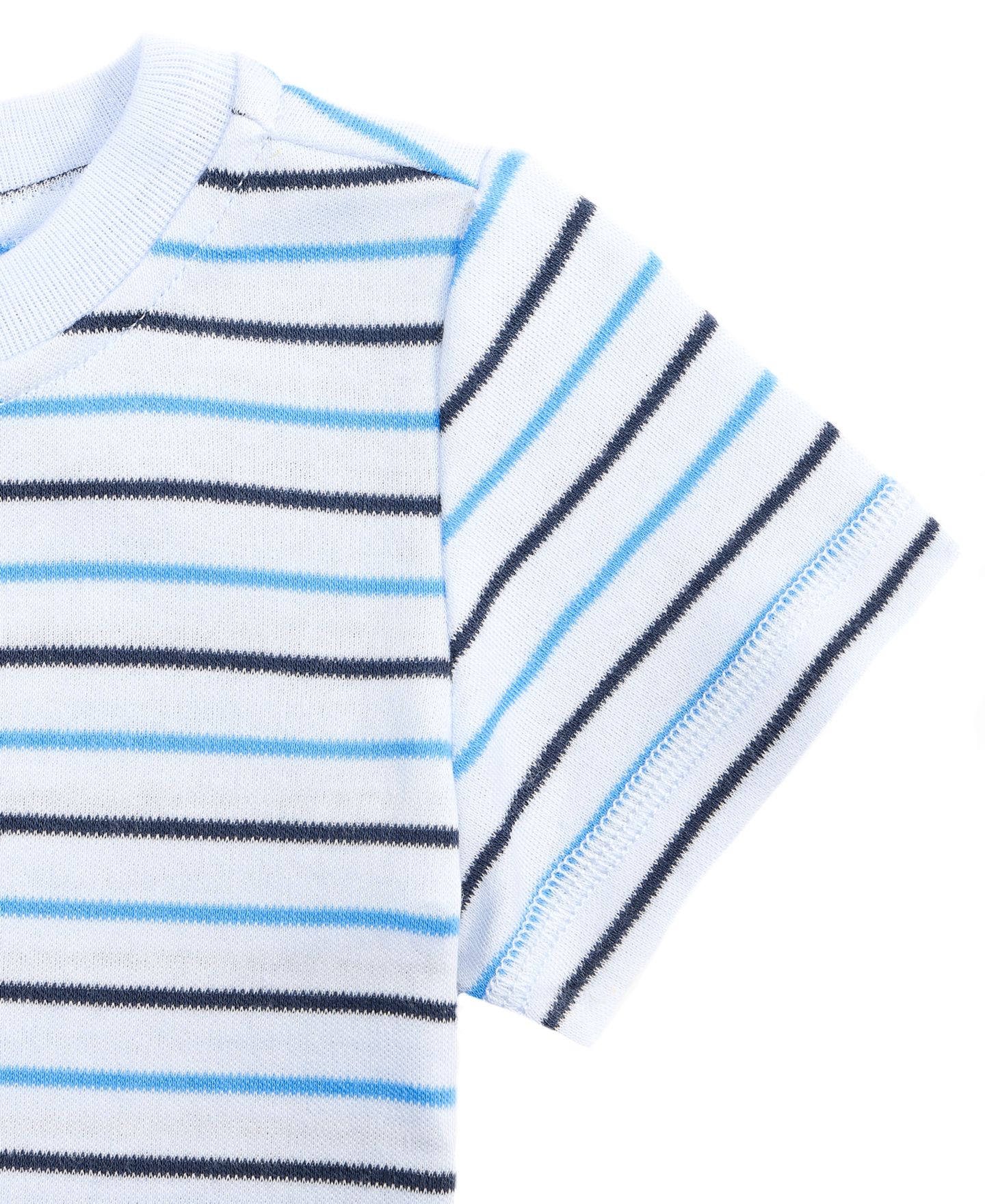 Футболка First Impressions Mix and Match Striped для мальчиков-малышей, цвет: Cielo — фото 3