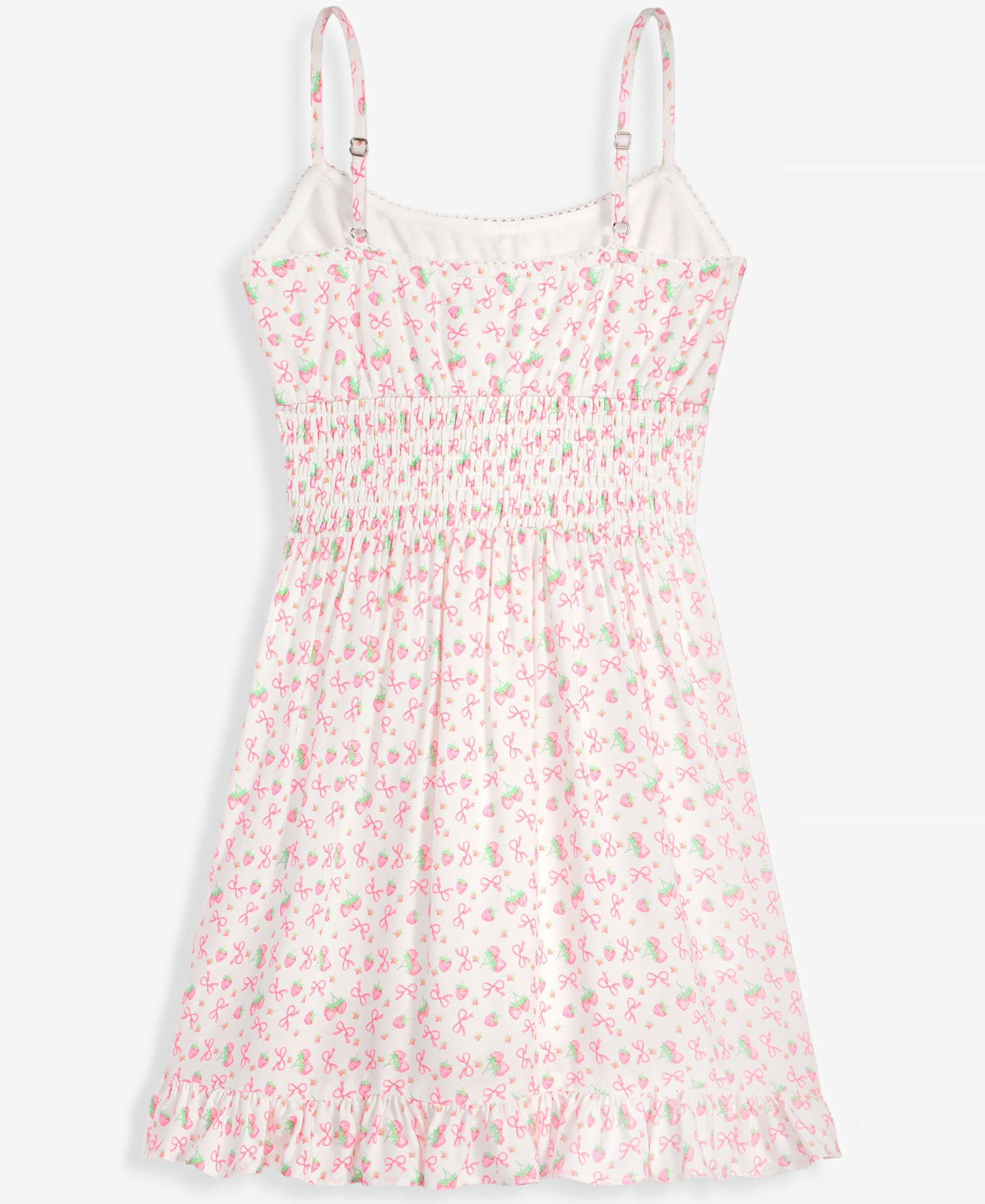 Girls' 7-20 Berry-Print Sleeveless Dress