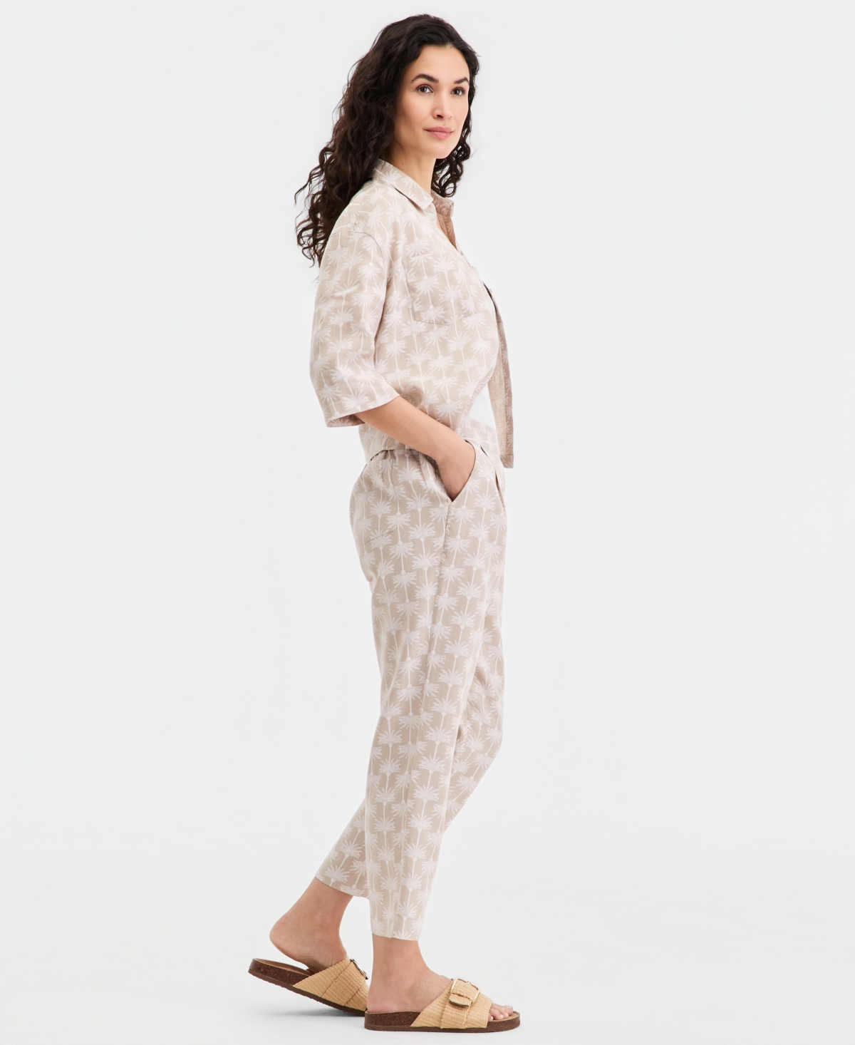 Charter Club Petite Tapered Pull-On Pants, Macy's Exclusive