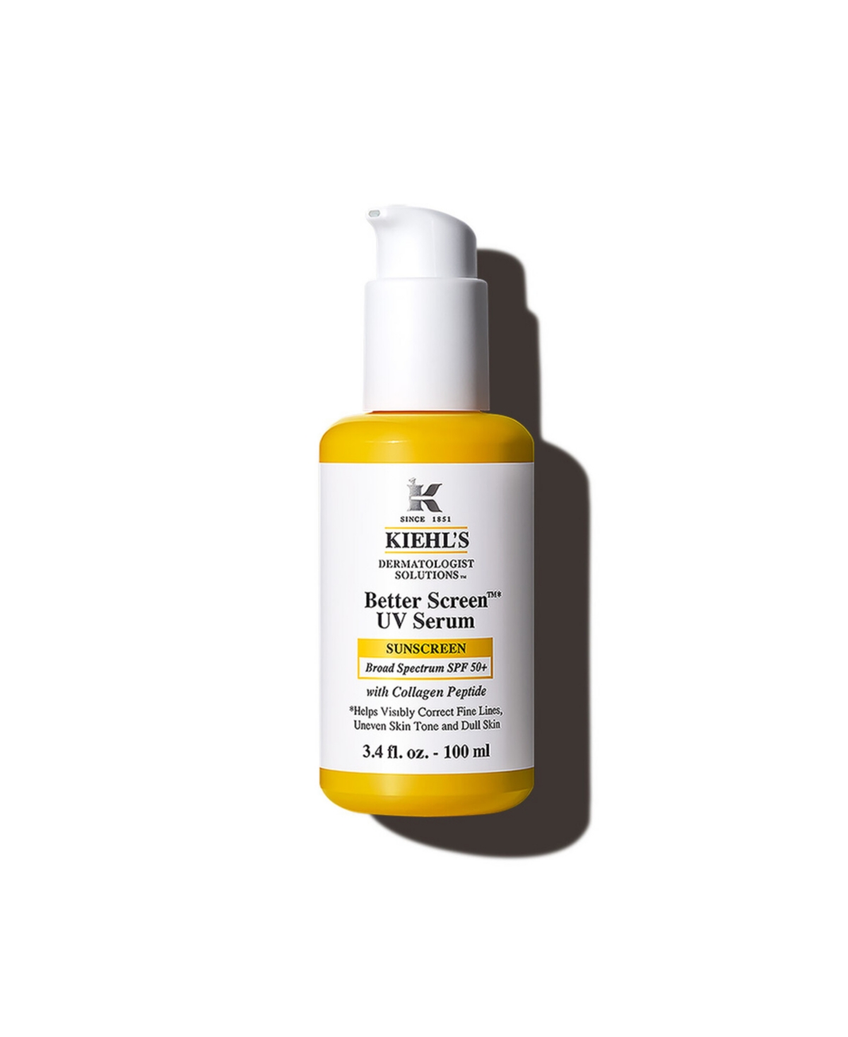 Kiehl's Since 1851 Better Screen Uv Serum Spf 50+ With Collagen Peptide