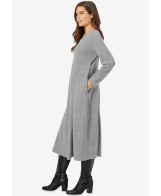 Petite Plus Within Thermal Knit A-Line Dress