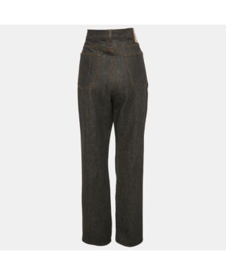 Women's Navy Blue Denim Straight Fit La Montagne Jeans