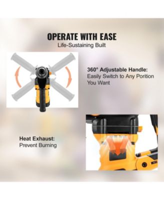 1-9/16" SDS-Max Rotary Hammer Drill, 13 Amp Corded, Variable Speed, Vibration Control, Safety Clutch, Demolition Hammer