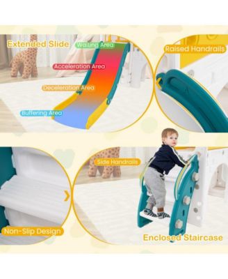 9 in 1 Toddler Slide and Activity Playset