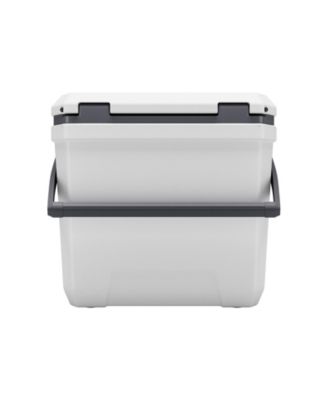 38 QT Portable Hard Cooler with Ice Retention, Heavy-Duty Handles and Cup Holder, Insulated Hard Cooler for Long Trips