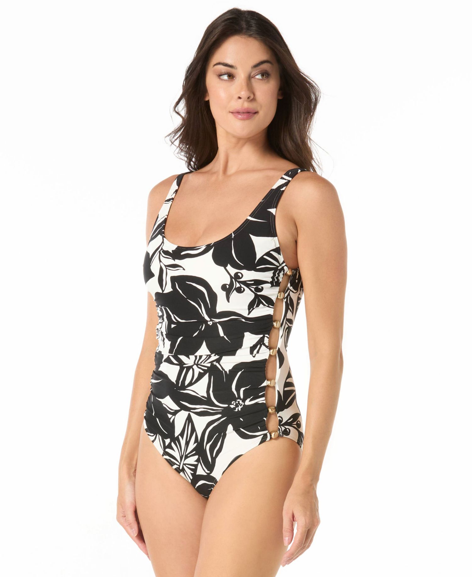 Women's Scoop Neck One-Piece Swimsuit