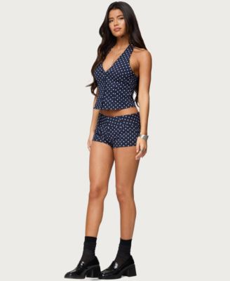 Women's Twyla Polka Dot Stretch Shorts