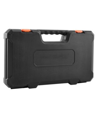 33-Piece 1/2" Drive Socket & Ratchet Set, SAE & Metric, Extension Bar, Storage Case, CR-V Alloy Steel